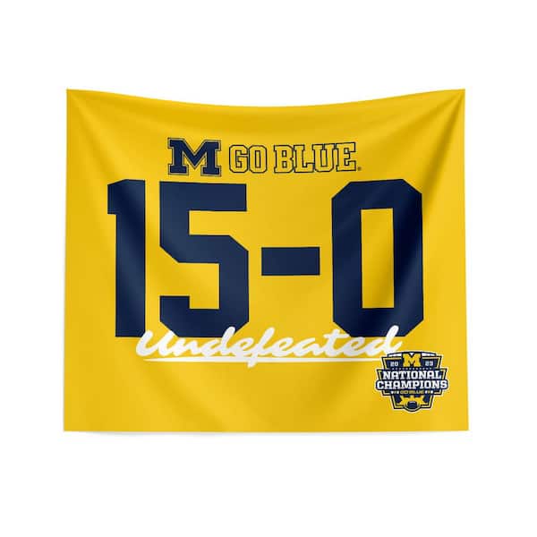 THE NORTHWEST GROUP NCAA 15-0 Michigan Printed Wall Hanging