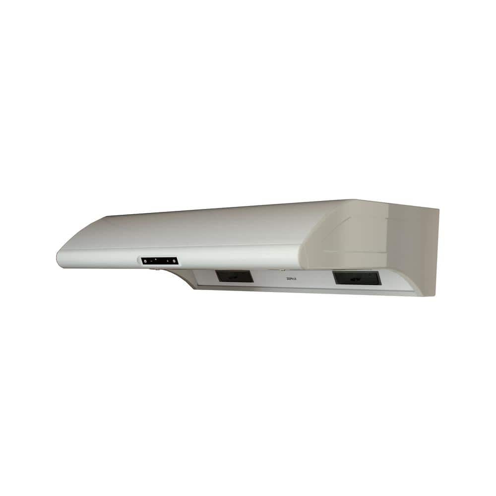 Typhoon 36 in. 850 CFM Under Cabinet Mount Range Hood with LED Light in White