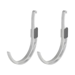 5.9 in. L Garage Storage Organization Storage Rail hook Aluminum Alloy Big J Hook (2-Hook)