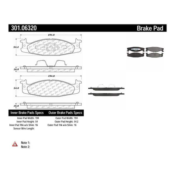 Centric Parts Disc Brake Pad Set