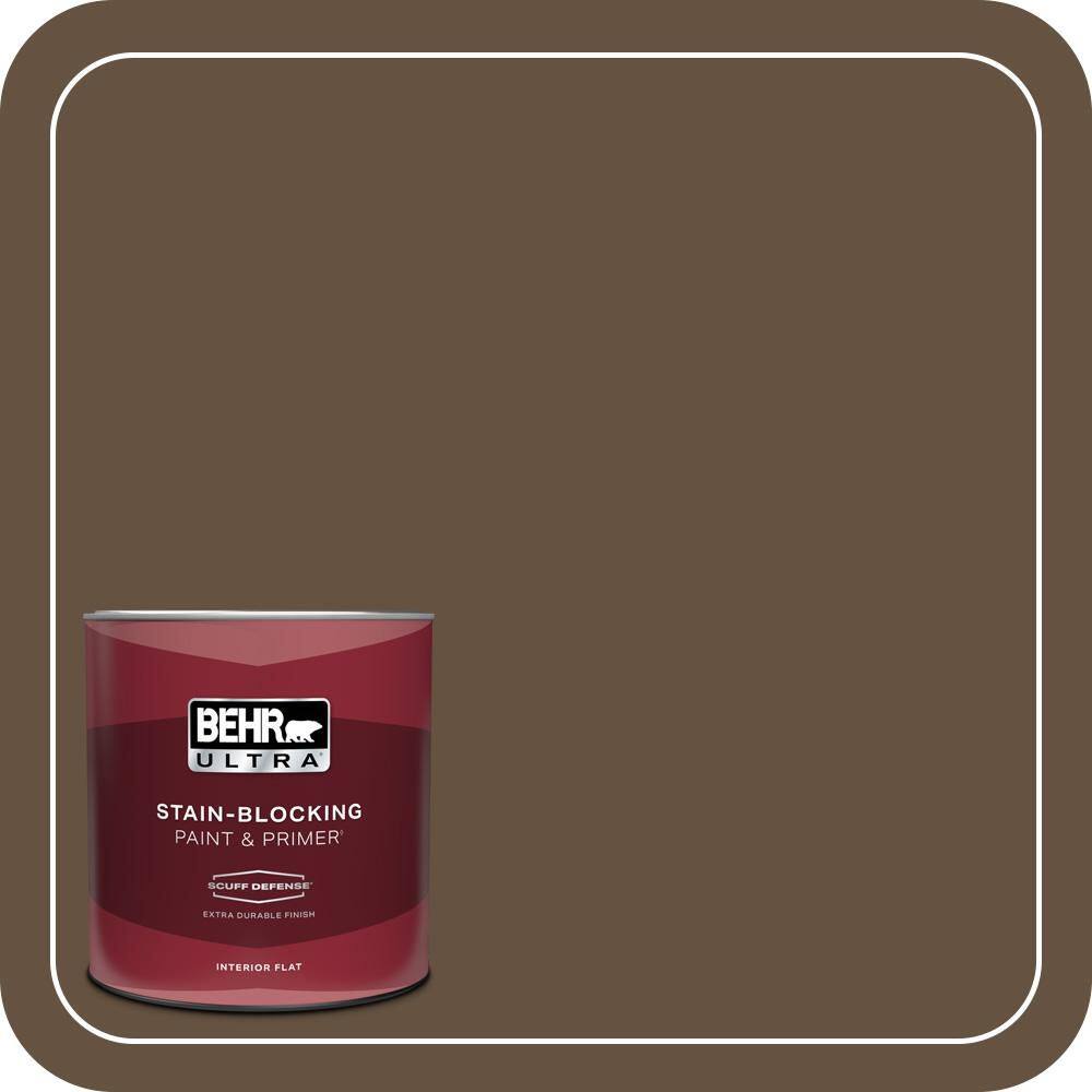 1 qt. #ECC-20-3 Hickory Grove Extra Durable Flat Interior Paint & Primer price history on PriceWatchPro