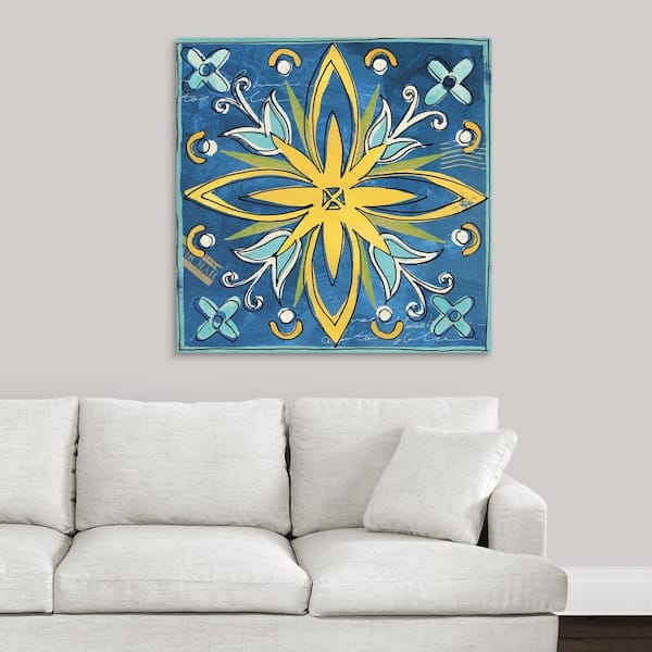GreatBigCanvas "Tuscan Sun Tile I Color" by Anne Tavoletti Canvas Wall Art
