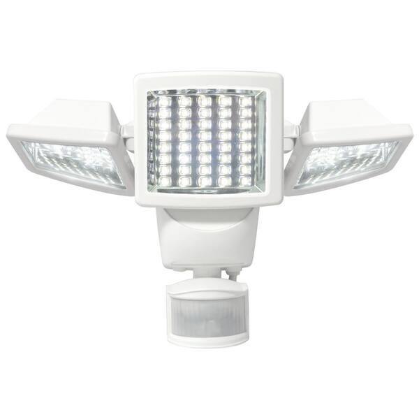 Details about   Solar Outdoor Triple Head LED Integrated Light 180-Degree White Motion Activated 