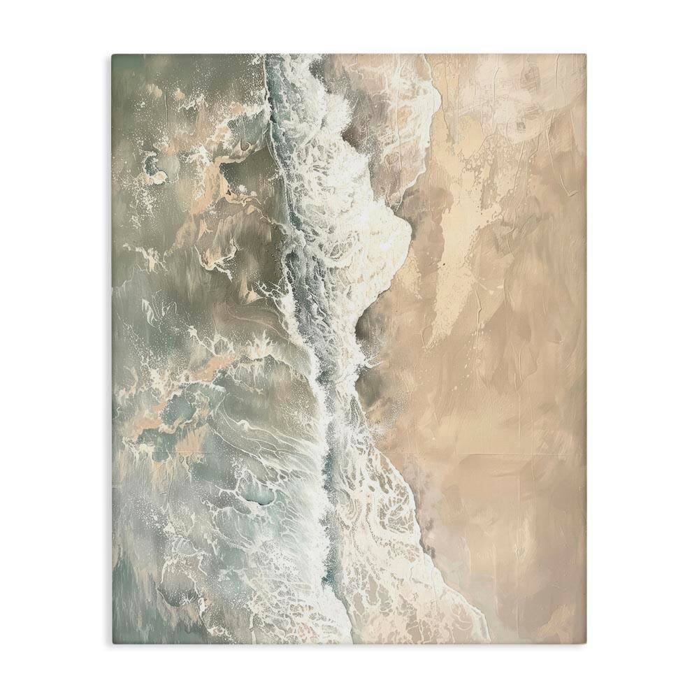 Vertical Aerial Beach by Petal Prints Design Unframed Nature Graphic Art Print 40 in. x 30 in. price history on PriceWatchPro