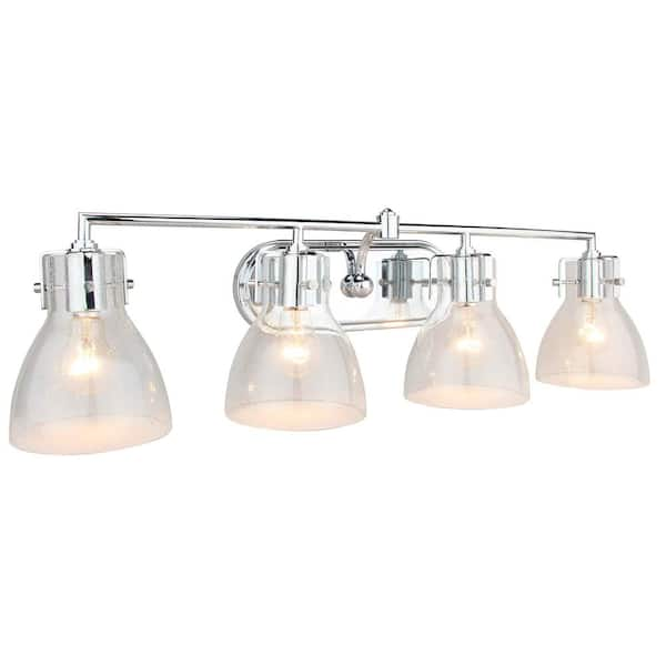 Unbranded 4-Light Chrome Vanity Lighting