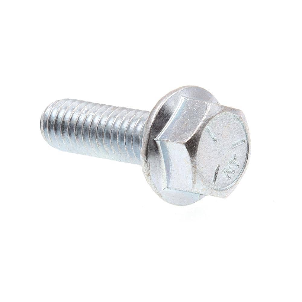 Prime-Line 5/16 in.-18 x in. Zinc Plated Case Hardened Steel Serrated  Flange Bolts (25-Pack) 9090912 The Home Depot