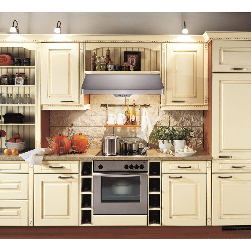 36'' Stainless Steel Convertible Under Cabinet Range Hood