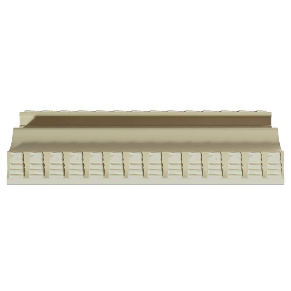 Damian 96 in. Unfinished Polyurethane Crown Moulding