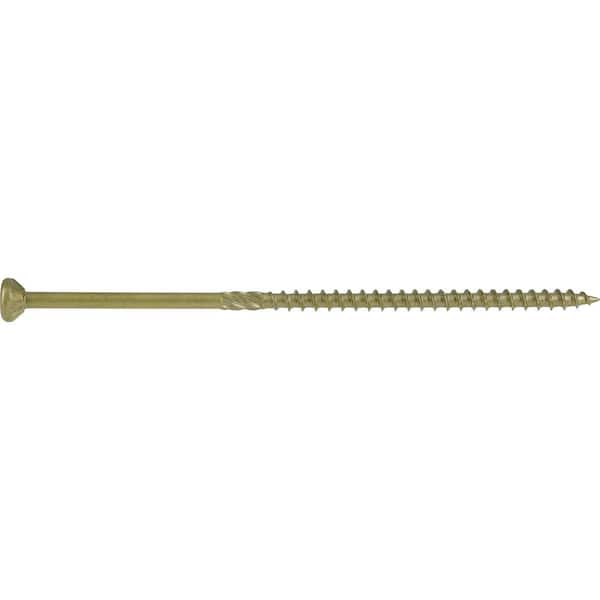Power Pro #10 x 5 in. Star Flat-Head Exterior Wood Screw (5 lbs.-Pack)