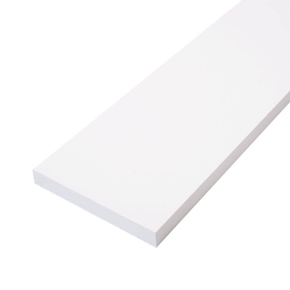 CMPC 1 in. x 6 in. x 16 ft. White Primed Finger-Joint Trim Board