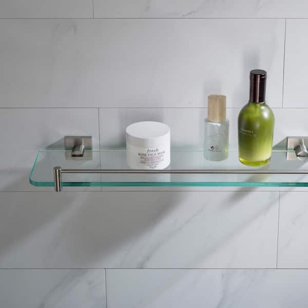 Ventus 20 in. Bathroom Shelf in Brushed Nickel Ventus 20 in. Bathroom Shelf in Brushed Nickel