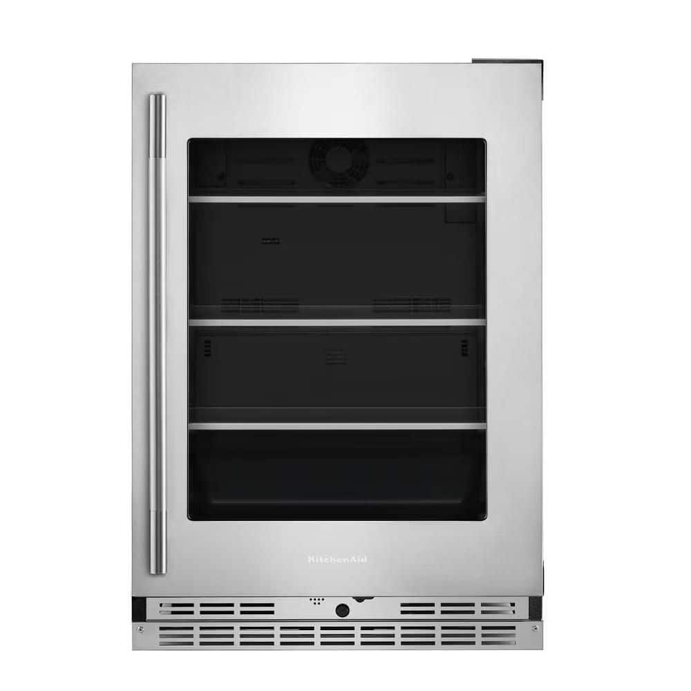 KitchenAid 24 in. Single Zone Beverage Cooler in PrintShield