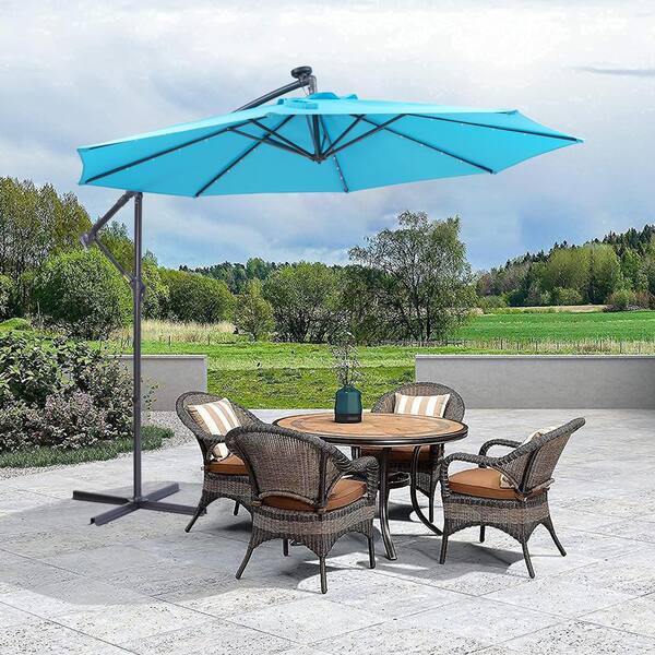 home depot patio umbrella led lights