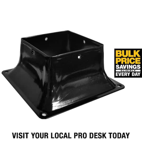 Decking Post Base 44 Black