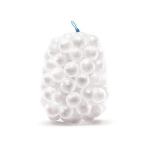 Machrus Crush Proof Plastic Trampoline Pit Balls in Transparent (100-Pack)