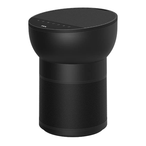 TCL 10 sq. ft. Breeva A2 Home HEPA H13 Filter Clean Compact Tabletop Air Purifier 360, Black