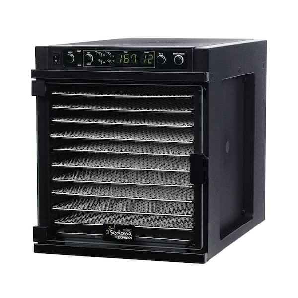 Tribest Sde-s6780-b Sedona Express, Digital Food Dehydrator with Stainless Steel Trays