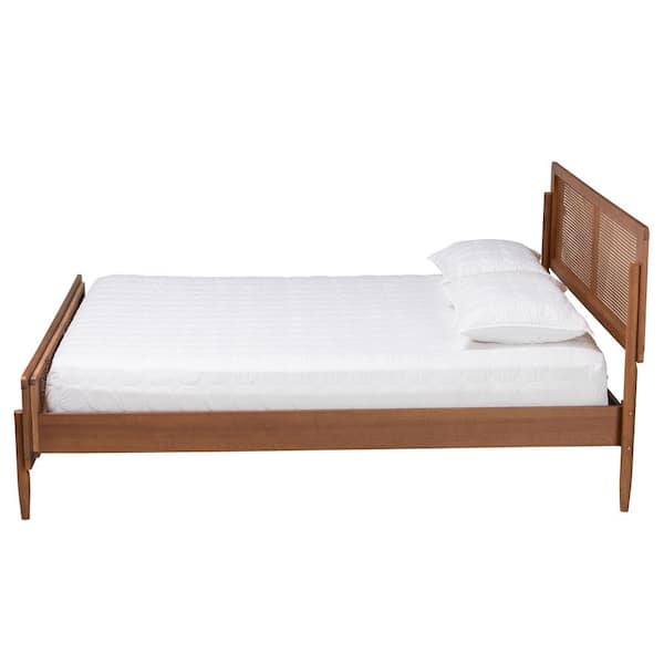 Baxton Studio Gardwin Brown Wood Frame King Platform Bed 235 12778