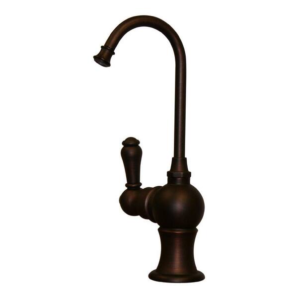 Whitehaus Collection 1-Handle Instant Hot Water Dispenser in Mahogany Bronze