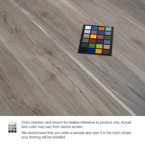 Lifeproof Banff Gray Hickory 22 MIL x 7.13 in. W Click Lock