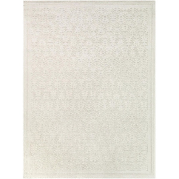 Xaver Cream 7 ft. 10 in. x 10 ft. Scandi Floral Area Rug