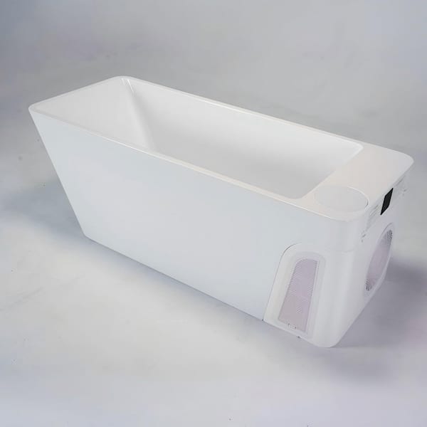 All-in-one 2-Person 2 Jet 120V Cold Plunge Tub with Built-in Lighting, Digital Control & Adjustable Temperature
