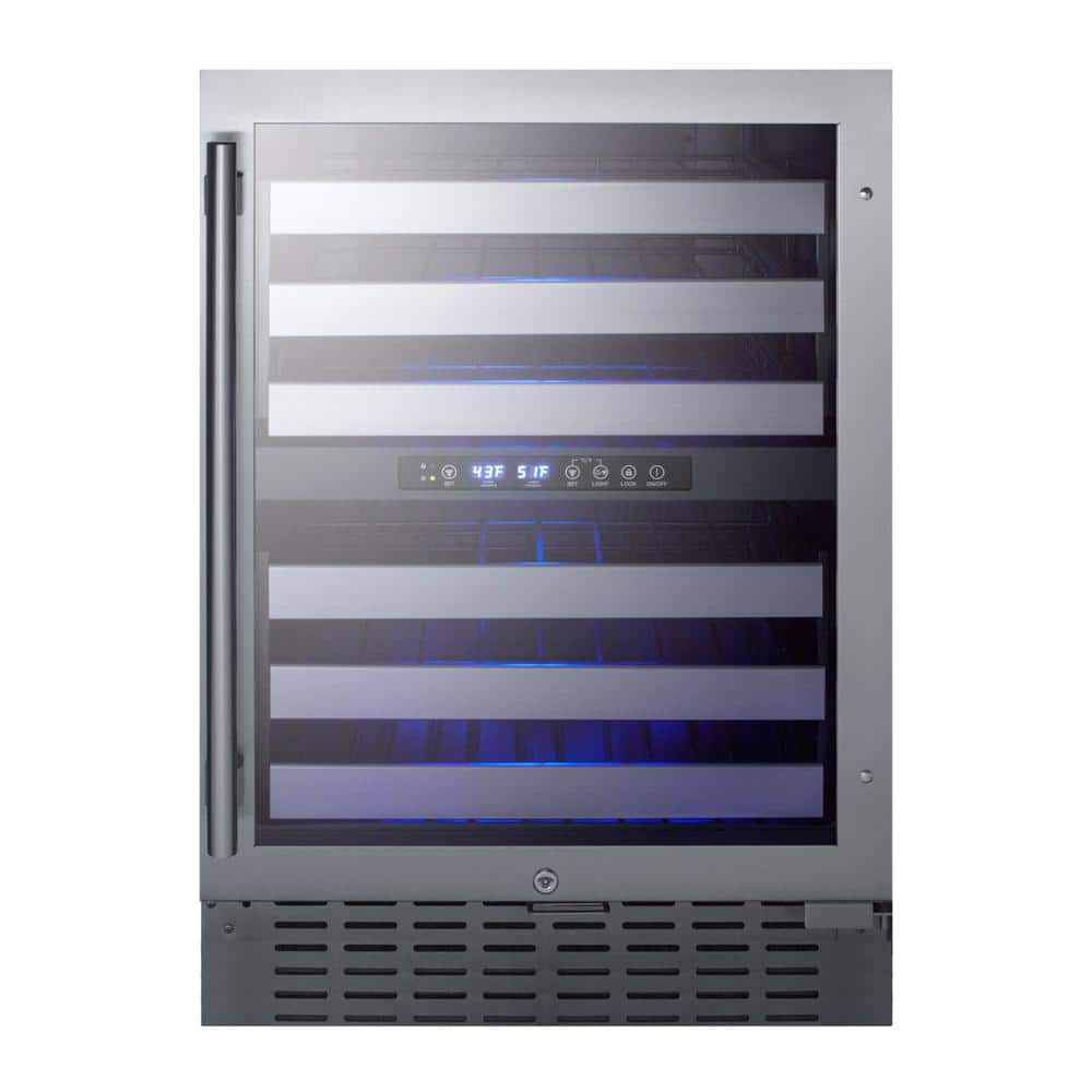 Summit Appliance 46-Bottle Dual Zone Wine Cellar