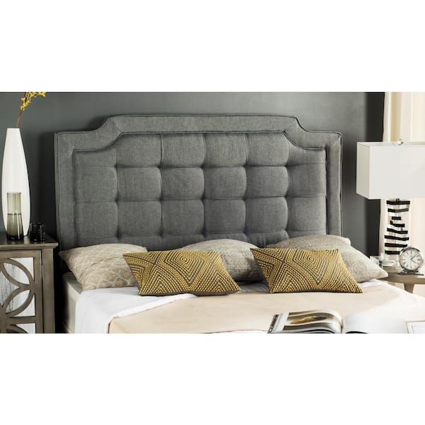Sapphire Gray Upholstered King Headboard