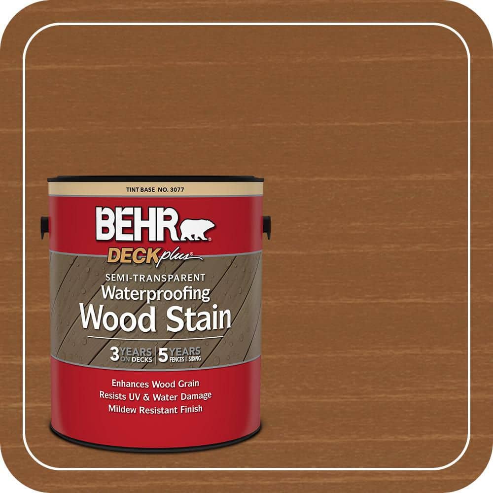 BEHR DECKplus 1 gal. #ST-110 Chestnut Semi-Transparent