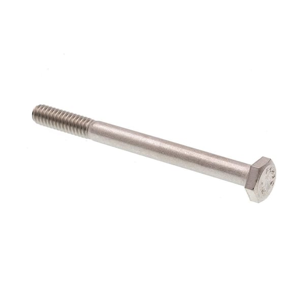 Prime-Line 1/4 in.-20 x 3 in. Grade 304 Stainless Steel Hex Bolts (15-Pack)