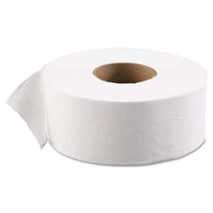 3-1/2 in. x 2000 ft. 1-Ply 9 in. Dia in White JRT Junior Bath Tissue Jumbo (12-Carton)