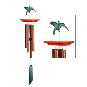 Signature Collection, Woodstock Habitats, 25 in. Hummingbird Wind Chime HH