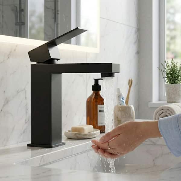 KES Single Hole Single Handle Bathroom Vessel Sink Faucet with