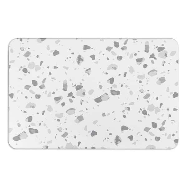 Compass Oyster Gray Bath Mat – Covered By Rugs