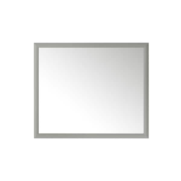 James Martin Vanities Glenbrook 48.0 in. W x 40.0 in. H Rectangular Framed Wall Mount Bathroom Vanity Mirror in Urban Gray