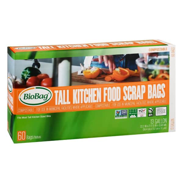 BioBag 13 Gal. Food Scrap Bags (60-Count)