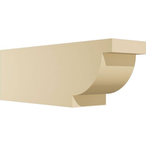 Ekena Millwork Standard Alpine 6 in. W x 8 in. H x 24 in. D Signature Urethane Rafter Tail Outlooker