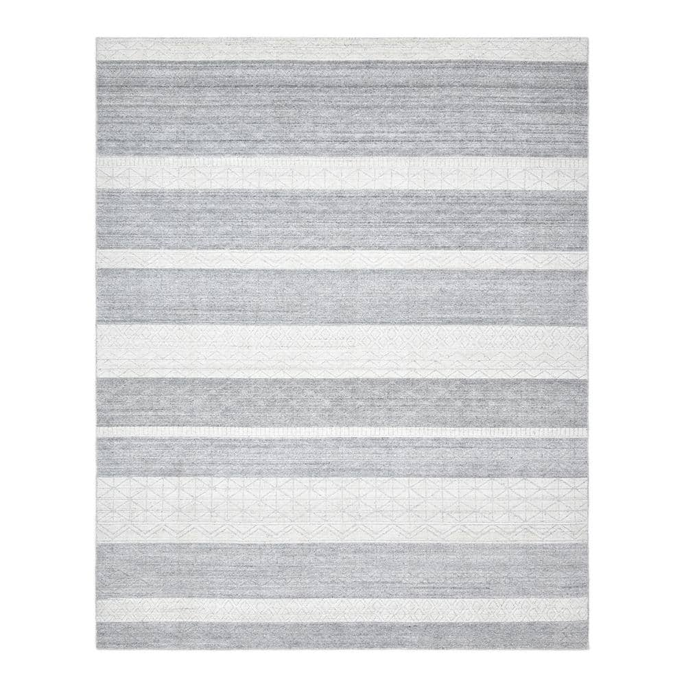 Solo Rugs Chevelle Contemporary Modern Alabaster 5 ft. x 8 ft