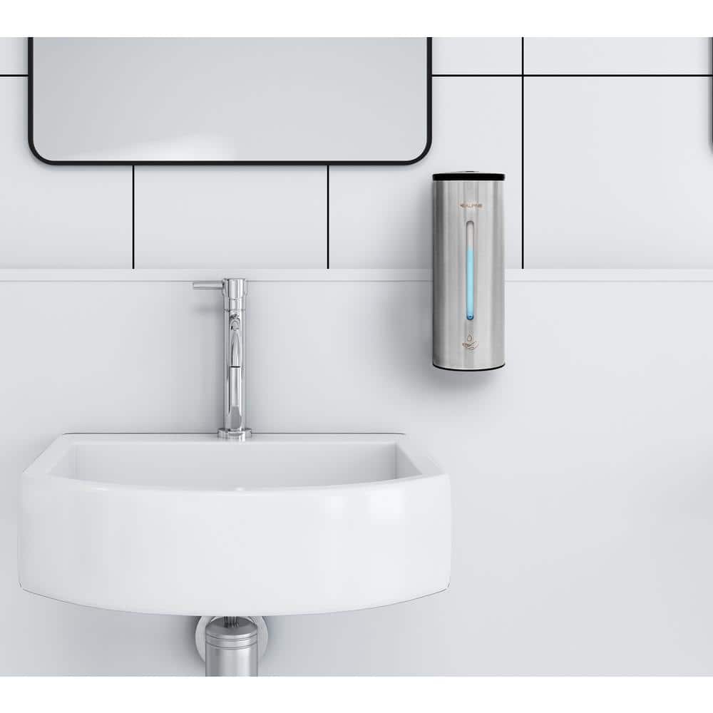Stainless Steel Automatic Wall-Mounted Soap and Sanitizer Dispenser