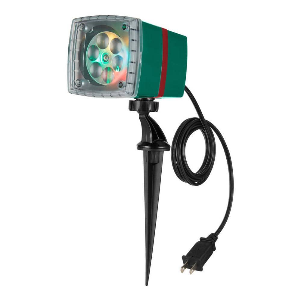 LED Grinch Whirl-a-Motion Light Projector 22GM81315 The Home Depot