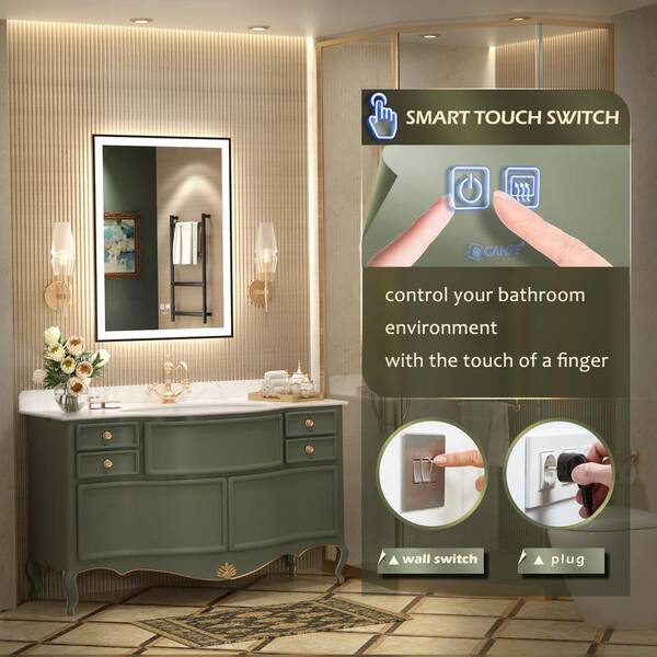 GP GANPE GANPE 24 in. W x 36 in. H Large Rectangular Framed