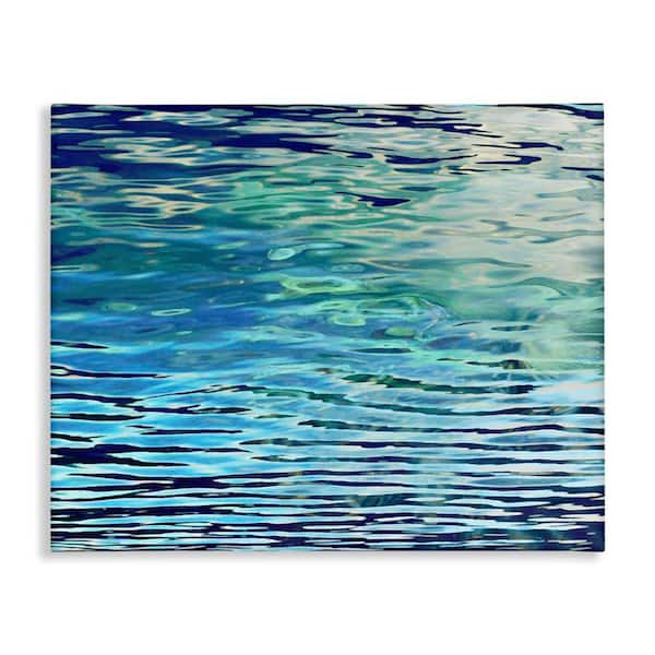 Sunlit Sea Ripples by Michael Barrett Unframed Nature Graphic Art Print 36 in. x 48 in.