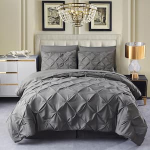 Pinch Pleat Microfiber Comforter