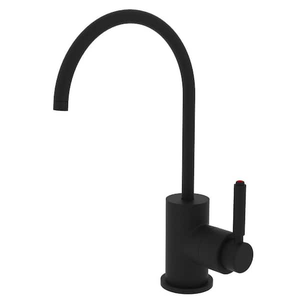 ROHL Modern Kitchen Single-Handle 10.125 in. Instant Hot Water Dispenser Faucet in Matte Black