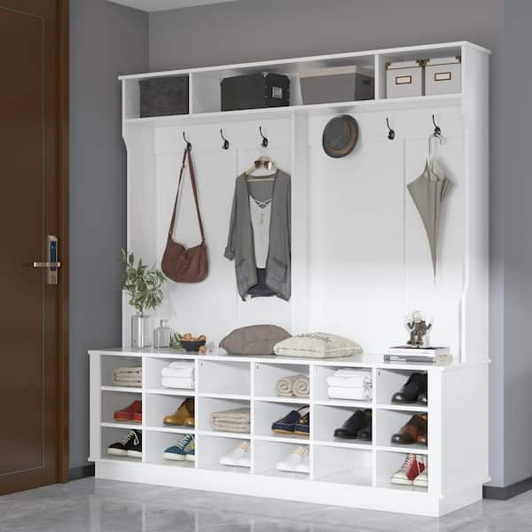 Coat Rack, Shoe Bench & Storage newest