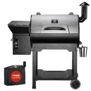 694 sq. in. Wood Pellet Grill and Smoker PID, Stainless Steel