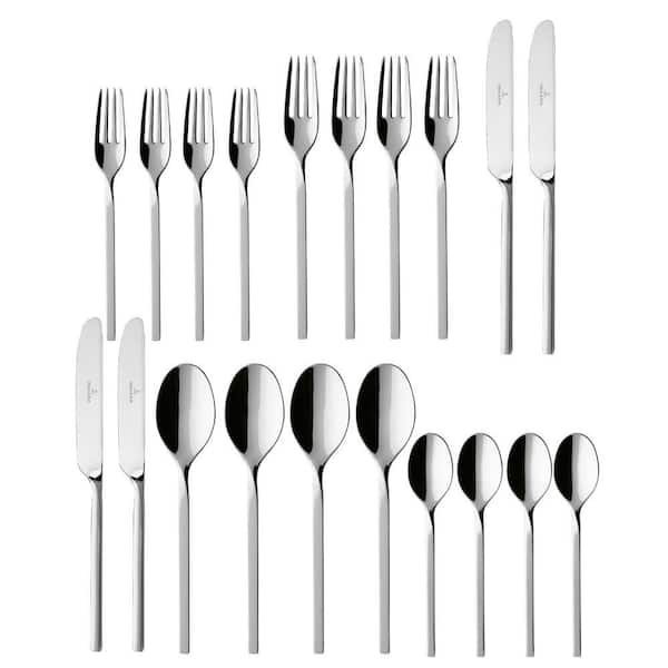New Wave 20-Piece 18/10 Stainless Steel Flatware Set (Service for 4)
