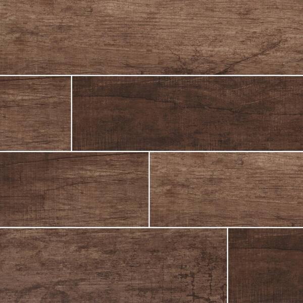 MSI Vogue Mocha 6 in. x 24 in. Matte Porcelain Floor and Wall Tile (30 cases / 420 sq. ft. / pallet)