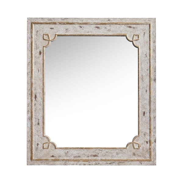 matrix decor 36 in. W x 31.5 in. H Rectangular Farmhouse Framed Wall Bathroom Vanity Mirror