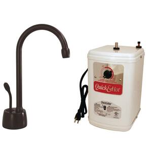Velosah Single-Handle Hot Water Dispenser Faucet with Hot Water Tank in Oil-Rubbed Bronze